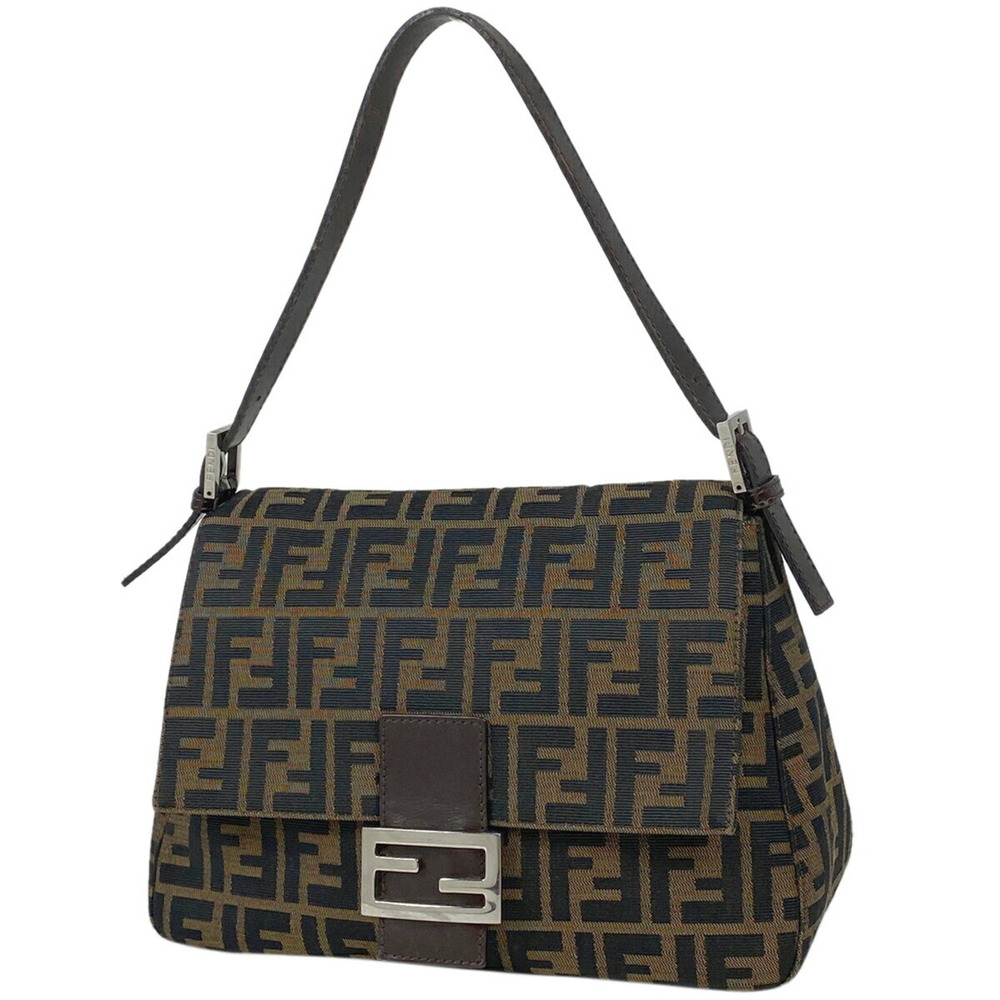 Fendi Zucca shoulder bag Mamma Bucket One Shoulder Hobo handbag canvas brown